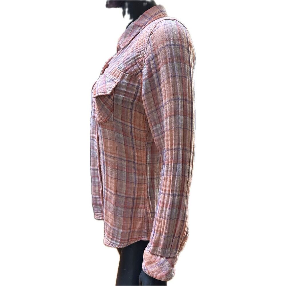 Rails Kendra Button Front Top Size Medium Gauzy C… - image 2